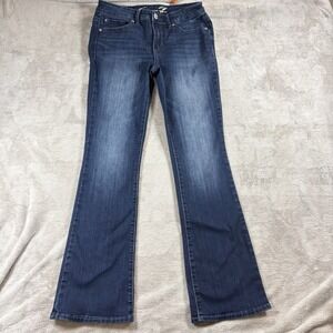 Seven 7 boot cut‎ dark stretch Size 8 denim $74 blue jeans